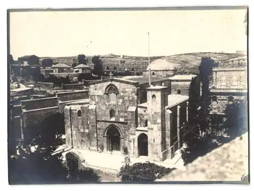 Fotografie unbekannter Fotograf, Ansicht Jerusalem, Blick auf die St.-Anna-Kirche