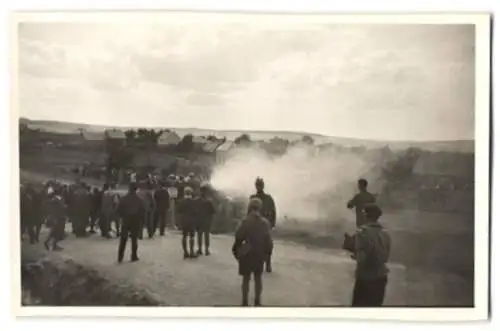 11 Fotografien Nürburgring, Grosser Preis von Deutschland 1938, von Brauchitsch, Hühnlein