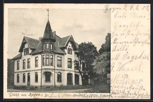 AK Heyen i. Br., Gasthof Wilh. Pieper