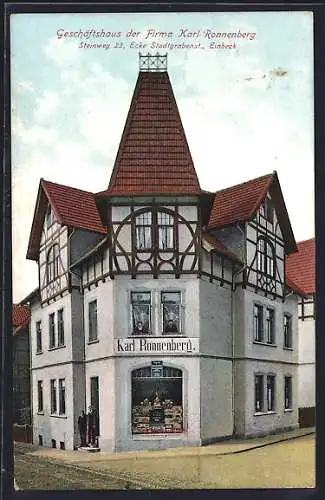 AK Einbeck, Geschäftshaus der Firma Karl Ronnenberg, Steinweg 23