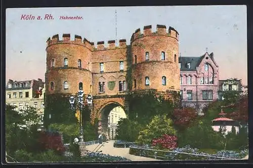 AK Köln a. Rh., Partie am Hahnentor