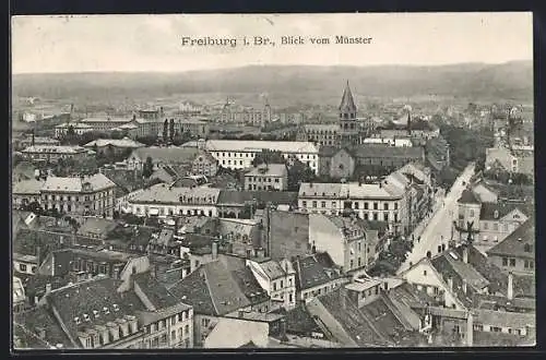 AK Freiburg / Breisgau, Blick vom Münster