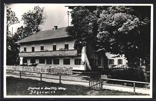 AK Gaissach b. Bad Tölz, Gasthaus Jägerwirt im Sonnenschein