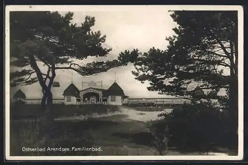 AK Arendsee / Ostseebad, Blick zum Familienbad