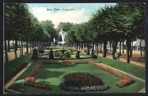 AK Bad Ems, Kurgarten