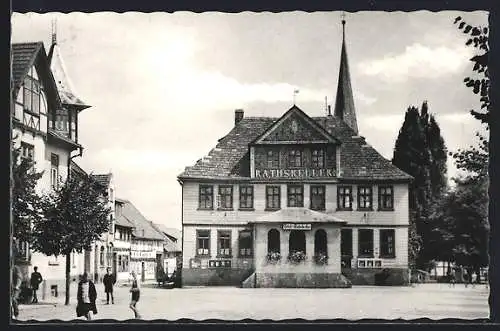 AK Markoldendorf, Alter Markt mit Ratskeller