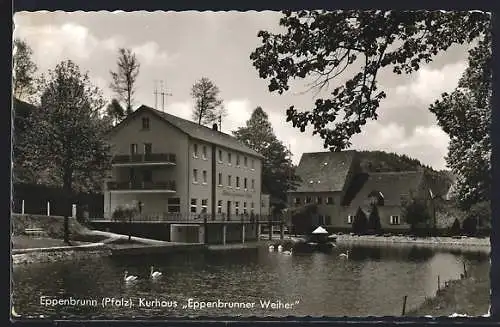 AK Eppenbrunn /Pfalz, Kurhotel Eppenbrunner Weiher