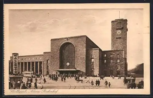 AK Stuttgart, neuer Bahnhof