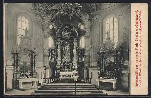 AK Maria Birnbaum /Oberbayern, Kirche, Altar