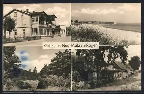 AK Neu-Mukran, Ortspartien, Strand, Landschaftspartie