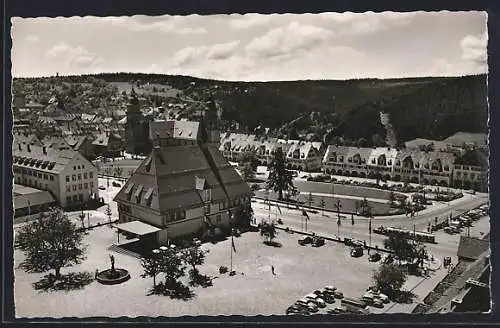AK Freudenstadt im Schwarzwald, Ortsansicht aus der Vogelschau