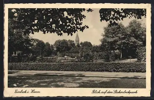 AK Einbeck i. Hann., Stukenbrokpark, Kirchturm