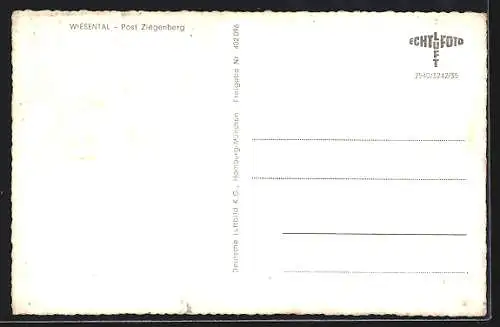 AK Wiesental / Butzbach, Ortsansicht, Fliegeraufnahme