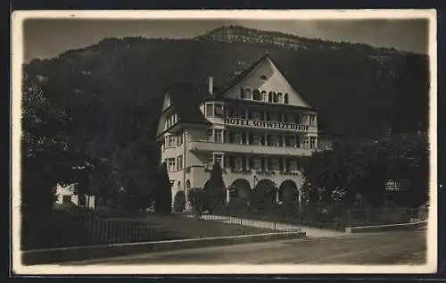 AK Weggis, Hotel Schweizerhof