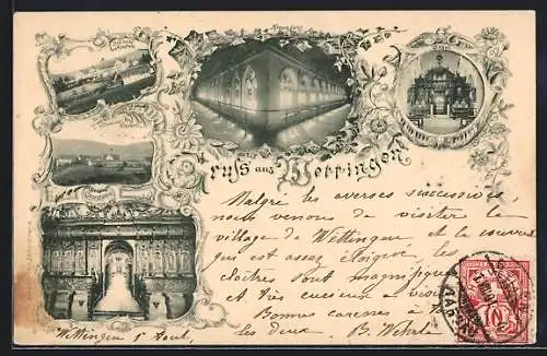 AK Wettingen, Südseite des Klosters, Chorstühle, Orgel