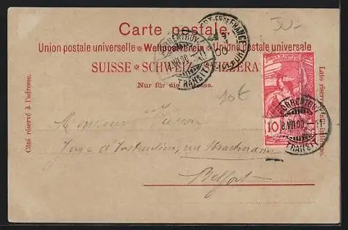AK Porrentruy, Rue du Marché, Strassenpartie