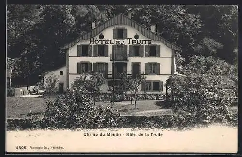 AK Champ du Moulin, Hotel de la Truite