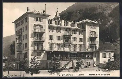 AK Zinal /Val d`Anniviers, Hotel des Diablons