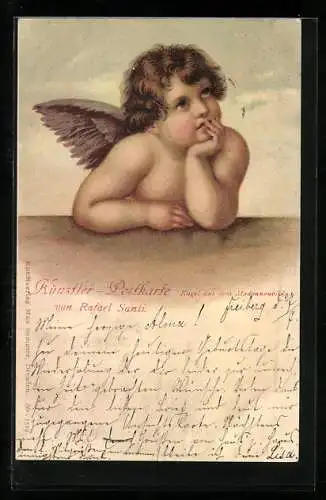 AK Engel aus dem Madonnenbilde