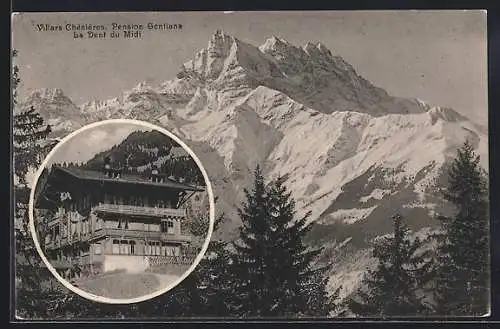 AK Villars Chésières, Pension Genfiana, La Dent du Midi