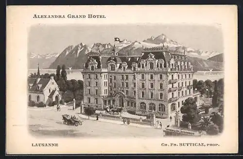 AK Lausanne, Alexandra Grand Hotel, Ch. Fr. Butticaz, prop.