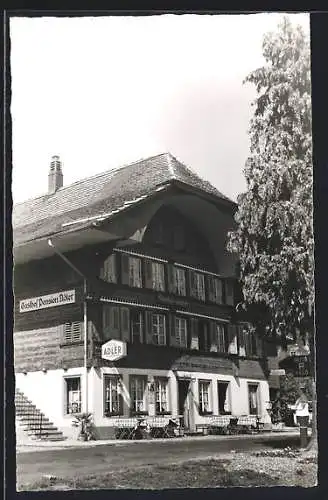 AK Faulensee, Gasthof Adler im Sonnenschein