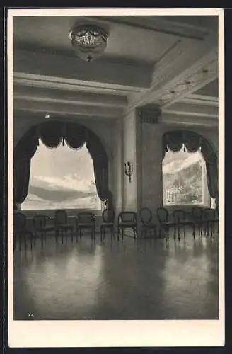 AK St. Moritz /Engadine, Hôtel Carlton, Salle de Fête