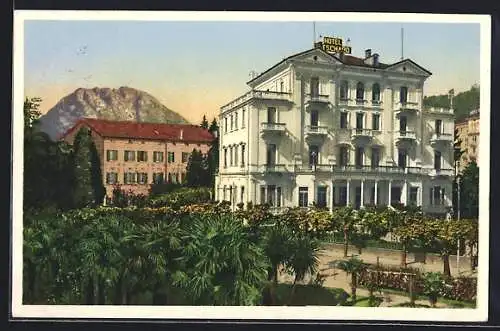 AK Lugano, Paradiso, Hotel Ritschard und Villa Savoy