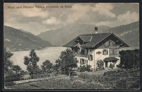 AK Hondrich ob Spiez, Hotel und Pension Alpina
