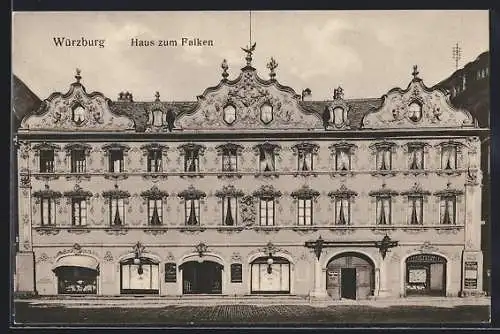 AK Würzburg, Haus zum Falken