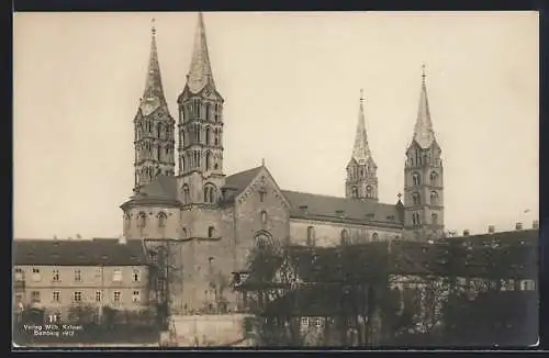 AK Bamberg, Dom erbaut im 13. Jahrhundert