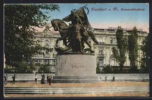 AK Frankfurt, Bismarckdenkmal