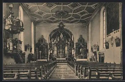 AK Triberg / Schwarzwald, Wallfahrtskirche Maria in der Tanne