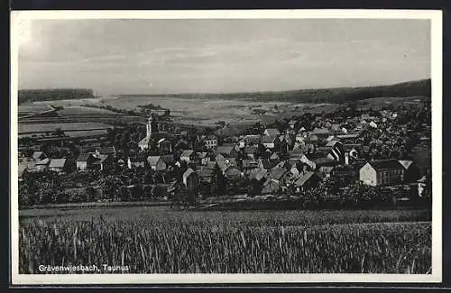 AK Grävenwiesbach / Taunus, Ortspanorama