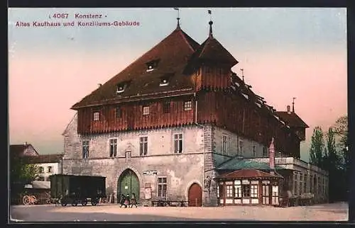 AK Konstanz, Altes Kaufhaus und Konziliums-Gebäude