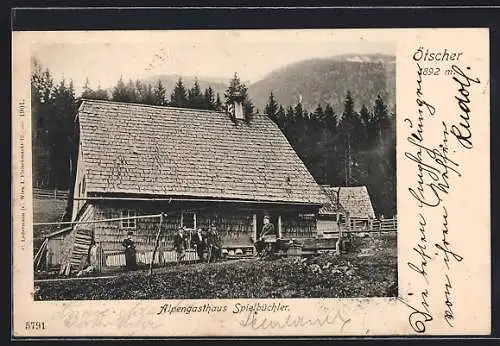 AK Mitterbach am Erlaufsee, Alpengasthaus Spielbüchler am Ötscher