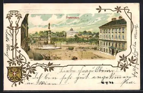 Künstler-AK Wien, Partie am Praterstern