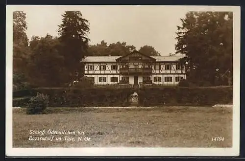 AK Hollabrunn, Enzersdorf im Thale, Schloss Ödenkirchen