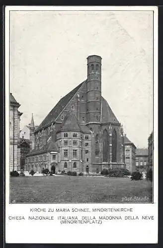 AK Wien, Kirche zu Maria Schnee, Minoritenkirche