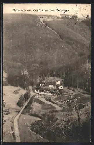 AK Sofienalpe, Blick von der Rieglerhütte