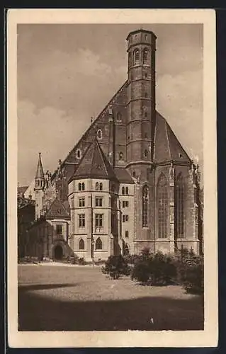 AK Wien, Ansicht der Minoritenkirche