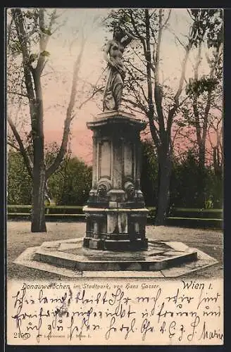 AK Wien, Stadtpark, Donauweibchen