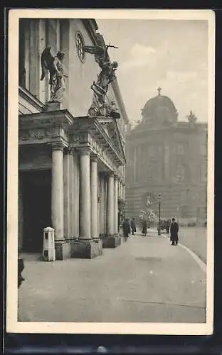 AK Wien, Michaelerkirche, Portal