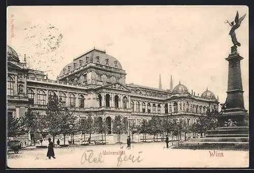 AK Wien, Blick zur Universität