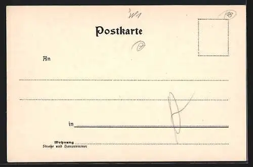 AK Wien, Kärntner-Ring mit Strassenbahn, Grand-Hôtel No. 9