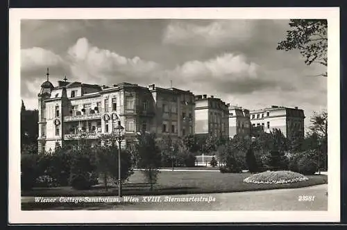 AK Wien, Collage-Sanatorium, Sternwartestrasse