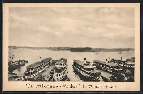 AK De Alkmaar-Packet te Amsterdam, Ausflugsschiffe