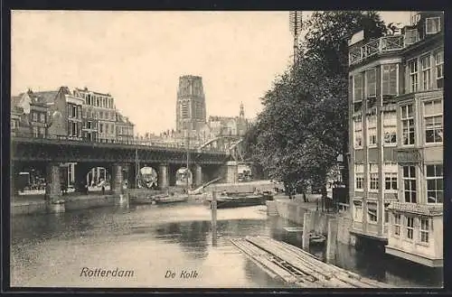 AK Rotterdam, de Kolk, Brug