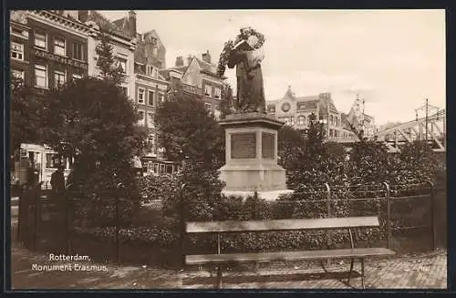 AK Rotterdam, Monument Erasmus