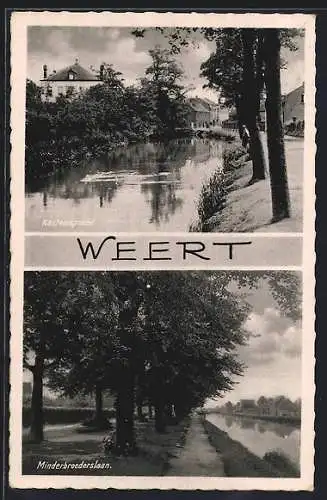 AK Weert, Kasteelsgracht, Minderbroederslaan